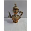 Image 2 : Vintage Asian Oriental Tea Pot,Amethyst Cluster