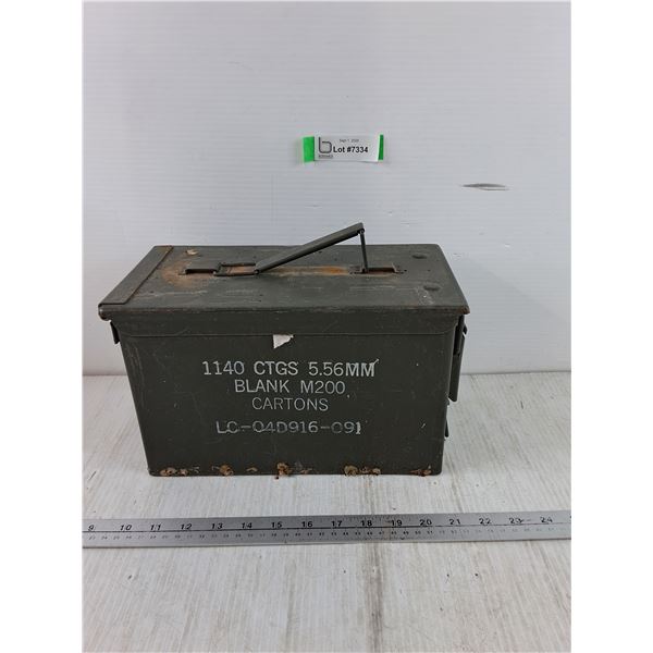 Ammunition Ammo Box Labeled As For 5.56 M200
