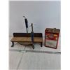 Image 1 : Stanley Adjustable Miter Box and Coleman Fuel Gasoline No Shipping