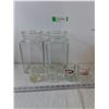 Image 1 : (2) Large Glass Jugs, (4) Small Glass Mugs