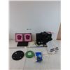 Image 1 : Keystone Dual 8 Movie Projector Untested As-Is, (2) Film Reels, (3) Packs of Adult Slides