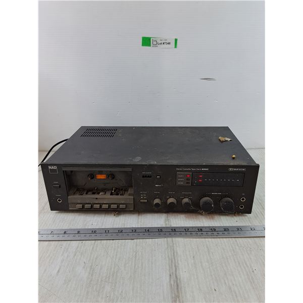 Dolby Stereo Cassette Tape Deck Powers On