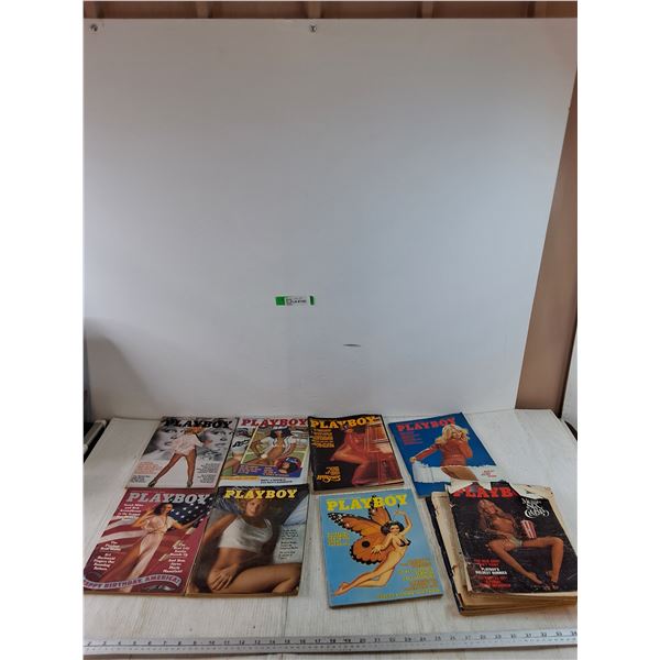(11) Playboy Magazines in Various Condition, Assorted Issues From 1973 - 1976