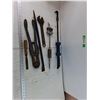 Image 2 : (2) Pry Bars, Bolt Cutters, Chisel, Slide Hammer, 12" Crescent Wrench