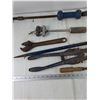 Image 4 : (2) Pry Bars, Bolt Cutters, Chisel, Slide Hammer, 12" Crescent Wrench