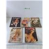 Image 1 : (5) Playboy Magazines in Various Condition, Assorted From 1973 - 1975
