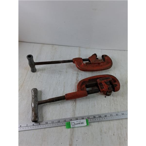 (2) Ridgid Heavy Pipe Cutters
