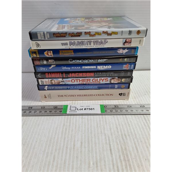 DVD Lot-Comedy,Casino Royale,Beverly Hillbillies and more-Some discs missing