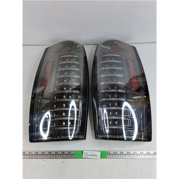 LED & Fiber Optic Full Function 07 & Up Avalanche Taillights, As Is