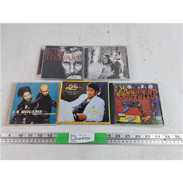 Assorted CDs - La Bouche, Rod Stewart, Michael Jackson, Misc