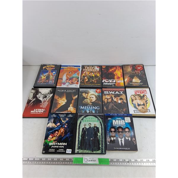 Assorted Movies  - Lethal Weapon 4, Batman Forever, Hercules, Misc