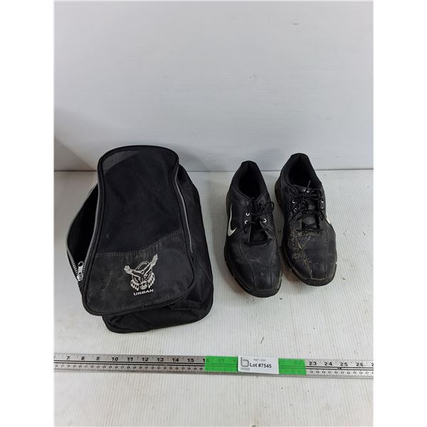 Nike Soccer Shoes - Size 10.5, Shoe Bag