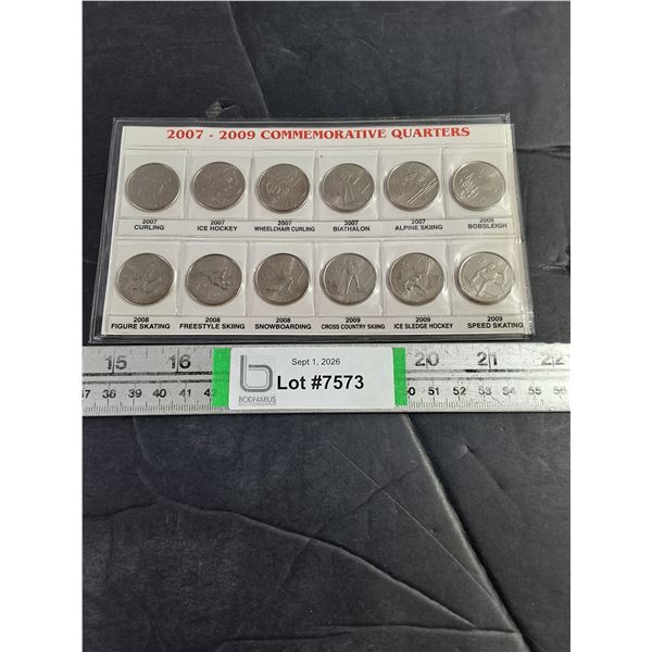 2007-2009 Canadian Commemorative Quarters