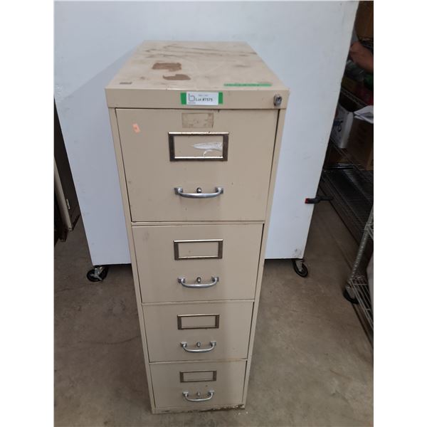 * Metal 4-Drawer File Cabinet - 15x28x51" - Cannot Ship