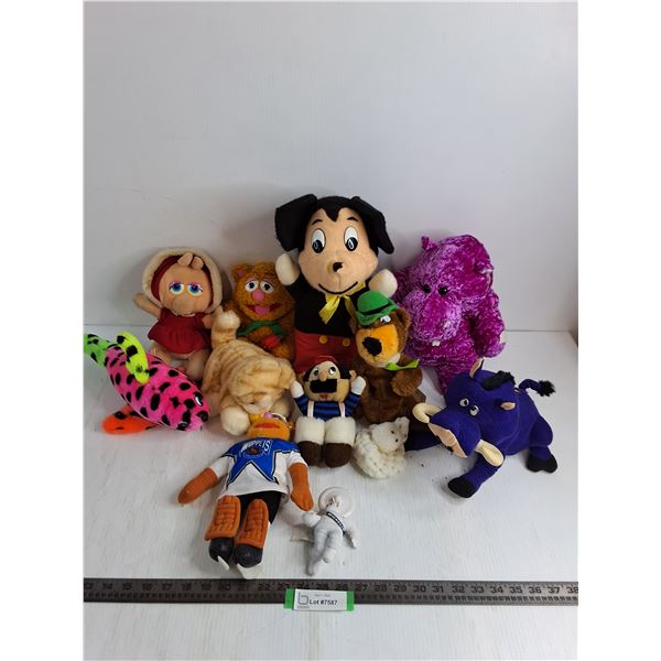 (11) Stuffed Toys, Michelin Man Wall Hanger
