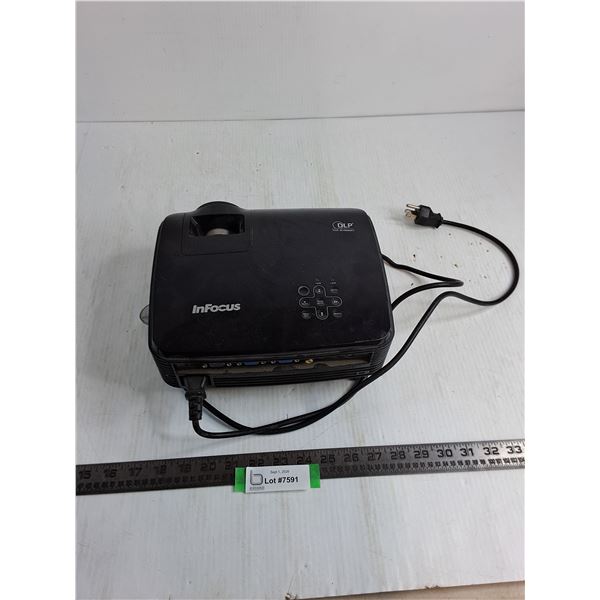 InFocus Projector - Powers On