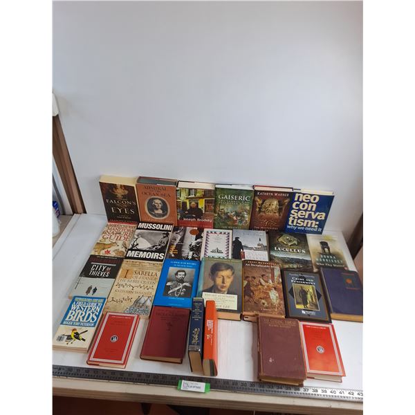 (28) Books - Novels, Biographies, Guides, Classics