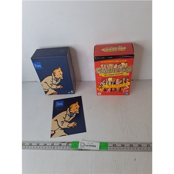Carry On & The Adventures of Tintin DVD Collections