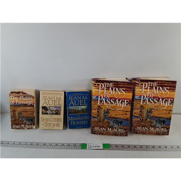 (5) Jean M. Auel Novels, Two Copies