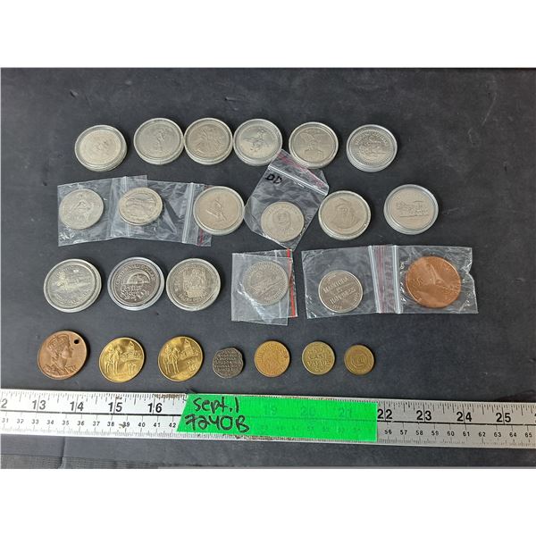 Commemorative Canadian & American Coins