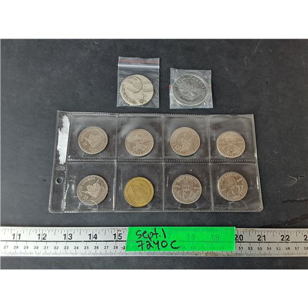 Canadian Commemorative Coins- Vancouver Canucks, Canada Games, Misc.