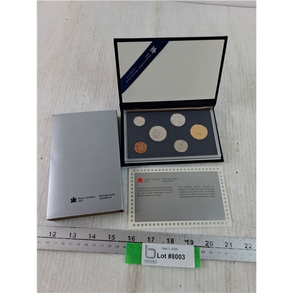Royal Canadian Mint Coin Set 1989