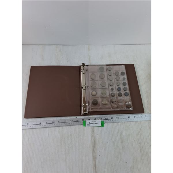 Binder full of Coins, East Africa, US, Cuban Republic, Malaysia, Others