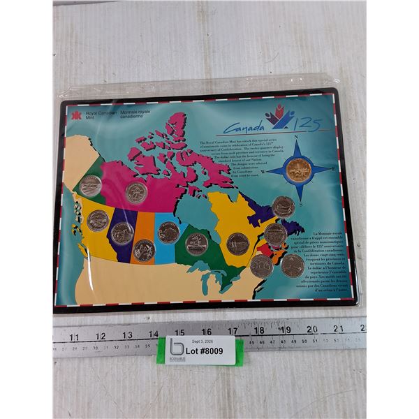 Royal Canadian Mint 125th Anniversary Binder Sheet