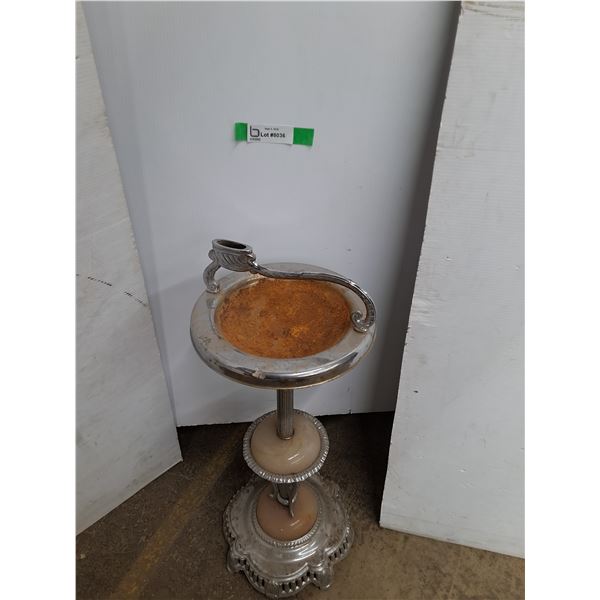 *Small Metal Standing Ashtray No Shipping
