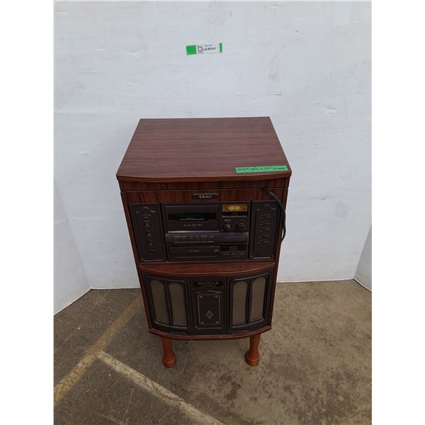 *Teac Nostalgia Turntable, Cassette Player, Radio Tested Works As-Is No Shipping