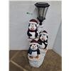 Image 1 : **Penguin Christmas Standing Solar Lamp As-Is No Shipping