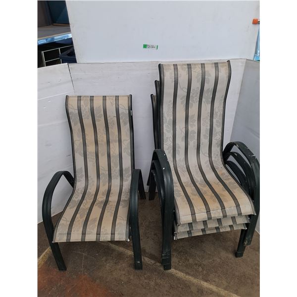 **(4) Outside Patio Chairs As-Is No Shipping