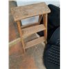 Image 2 : *(4) Cushioned, Wooden Stool, Folded Cardboard Boxes