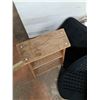 Image 3 : *(4) Cushioned, Wooden Stool, Folded Cardboard Boxes