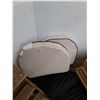 Image 6 : *(4) Cushioned, Wooden Stool, Folded Cardboard Boxes