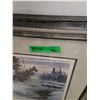 Image 2 : *Painting Print of Winter Forest with Wolves No Shipping