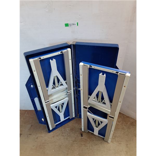 *Small Blue Folding Table with Blue Carry Case No Shipping