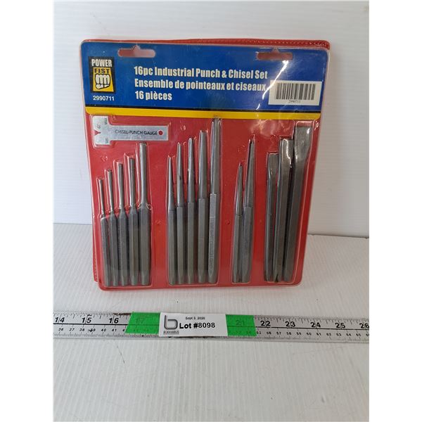 Power Fist Industrial Punch & Chisel Set-Sealed