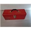 Image 5 : International Tool Box & Contents- Hex Key Set, Wire Stripper/Crimper, Pliers, Misc.