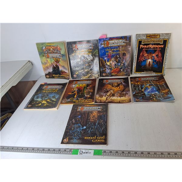 (9) Dungeons & Dragons Birthright Books