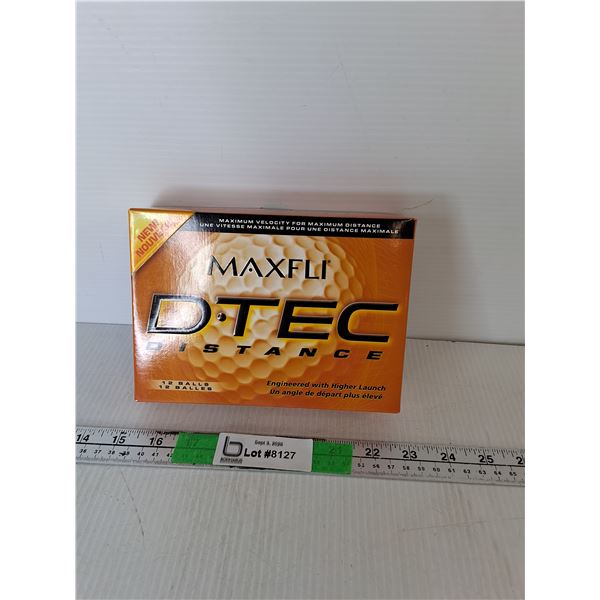 (9) D-tec Maxfli Golf Balls