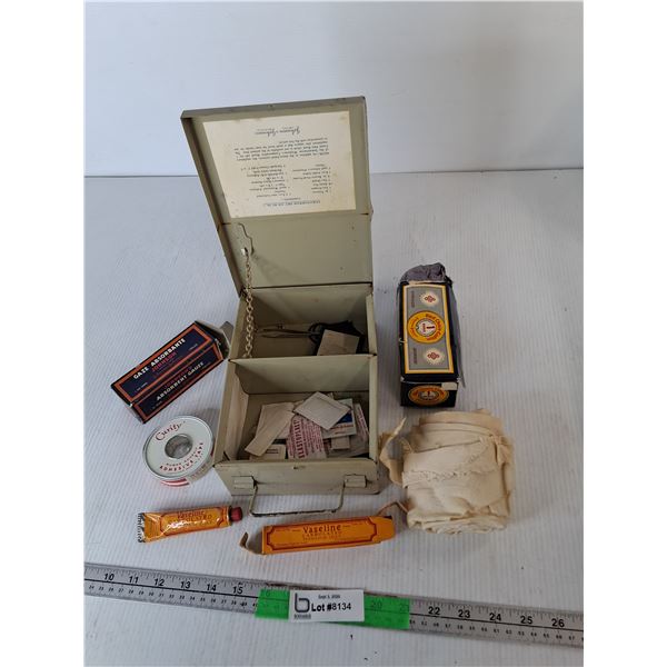 Vintage Johnson & Johnson First Aid Kit- Can't Ship