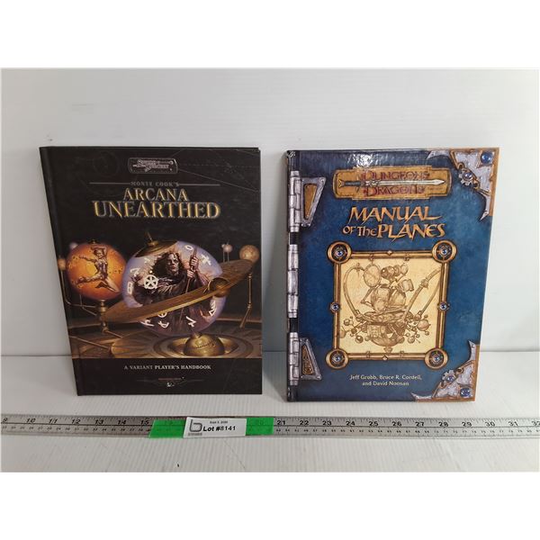 Dungeons & Dragons and Arcana Unearthed Books