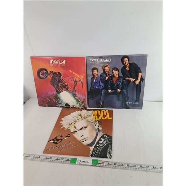(3) Records- Billy Idol, Meat Loaf, Bob Seger
