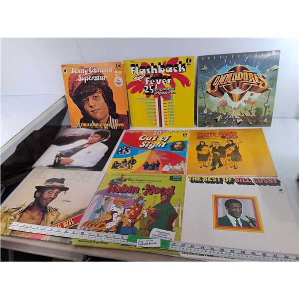 (9) Records- Michael Jackson, Bill Cosby, Donny Osmond, Misc.