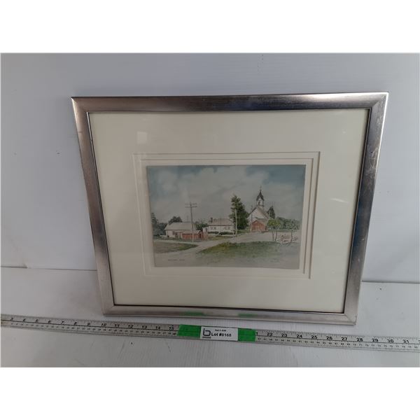 Framed Kelliher, Sk. Painting 18.25" x 15.5"- Pickup Pref'd