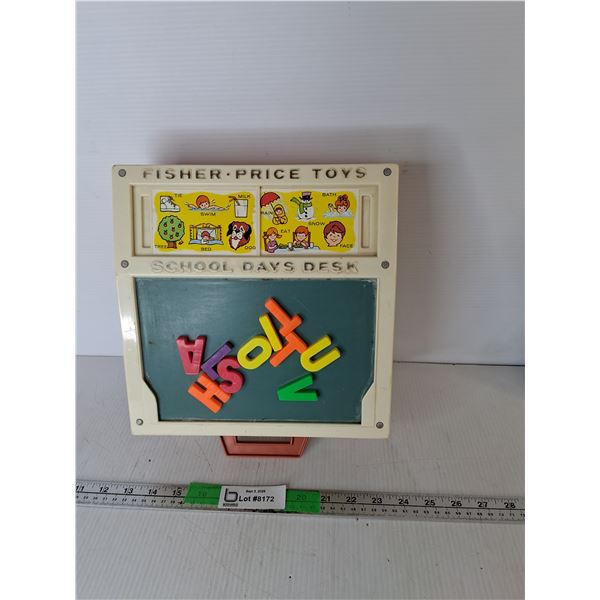 Vintage Fisher Price School Days Desk
