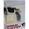 Image 6 : Beersteins, Liquor Flask, Winter Mitts, Spice Shakers, Keys, Misc