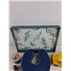 Image 6 : Copper Coated Steel BBs, Serving Tray, Neck Pillow, Toy School Bus, Halogen Bulb