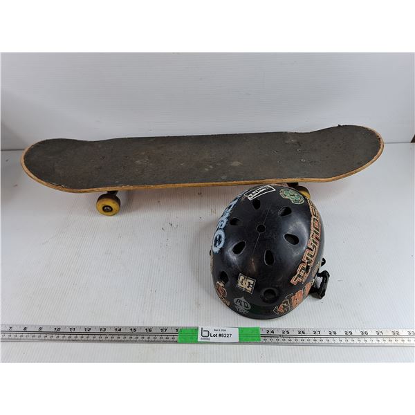 Skateboard & Helmet - PICKUP ONLY